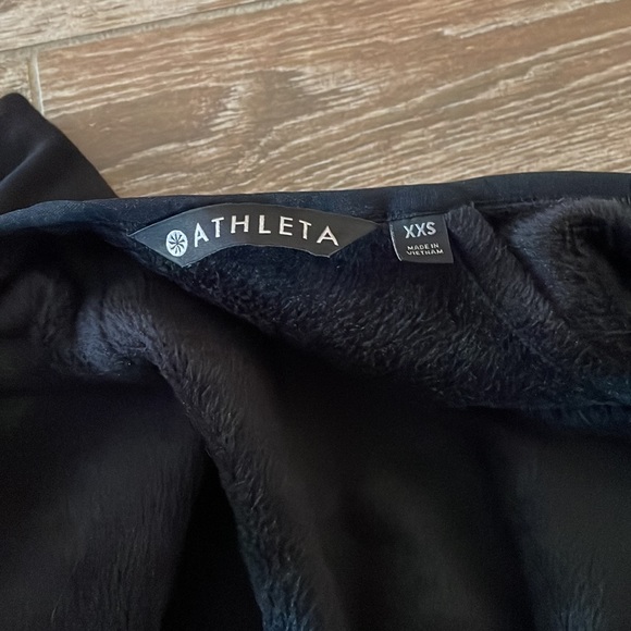 Athleta fleece lined open wrap xxs kozy karma - Picture 3 of 3